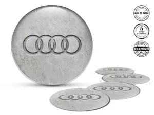 Audi Logos Bombados Custom Emblema de Rueda Edición
